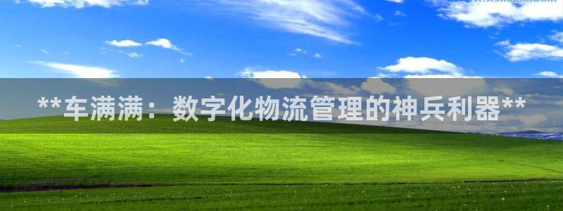28圈下载二维码：**车满满：数字化