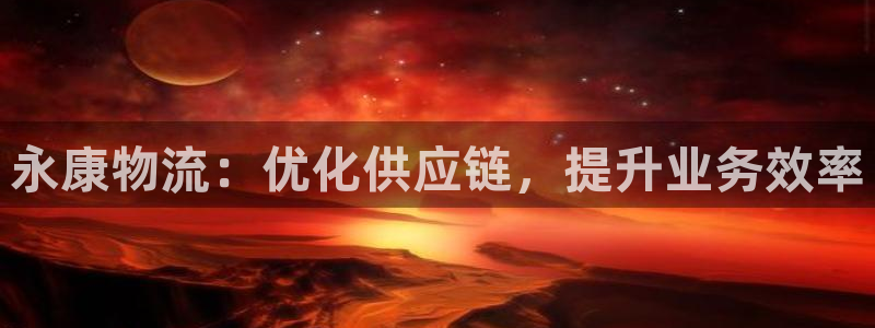 加拿大28圈注册链接：永康物流：优化