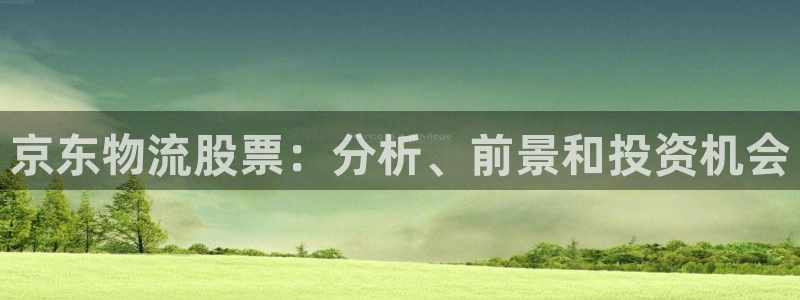28圈绿骨头：京东物流股票：分析、前