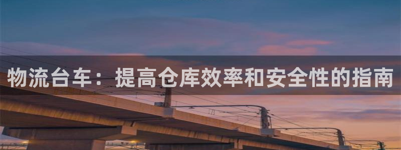 28圈加拿大走势：物流台车：提高仓库