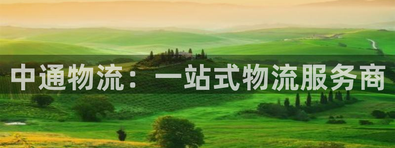 28圈登录网：中通物流：一站式物流服