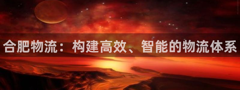 28圈免费充钱：合肥物流：构建高效、